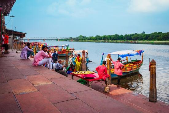 Overnight Taj Mahal tour with Mathura and Vrindavan - Bank of river Mathura