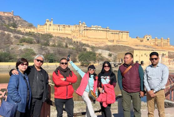 Overnight Jaipur Tour From Delhi - Guest Photo at Amber Fort Jaipur