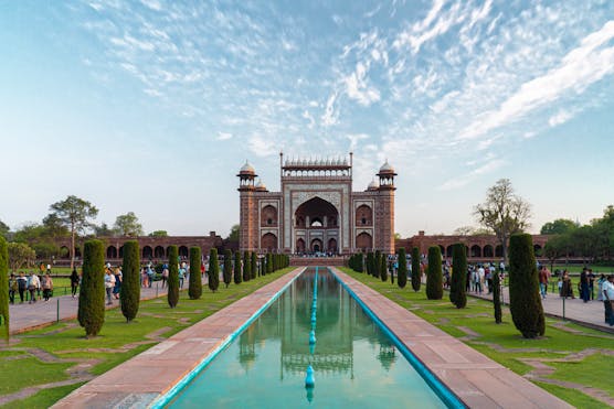 Overnight Taj Mahal Tour with Fatehpur Sikri from Delhi - Royal gate Taj Mahal Agar