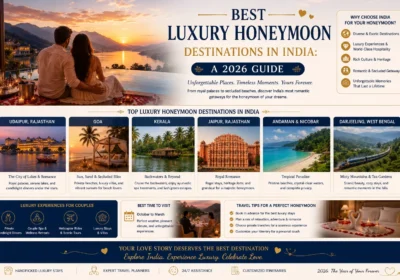 Best Luxury Honeymoon Destinations in India: A 2026 Guide