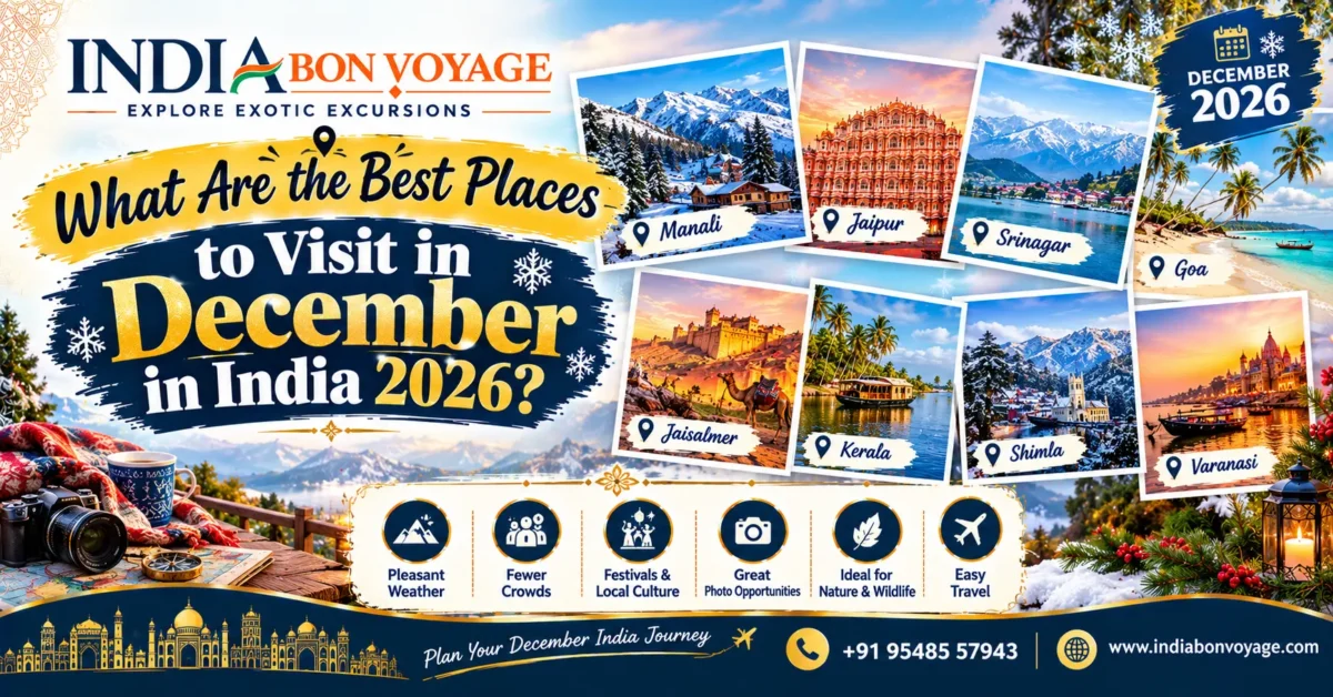 Best Places to Visit in December in India